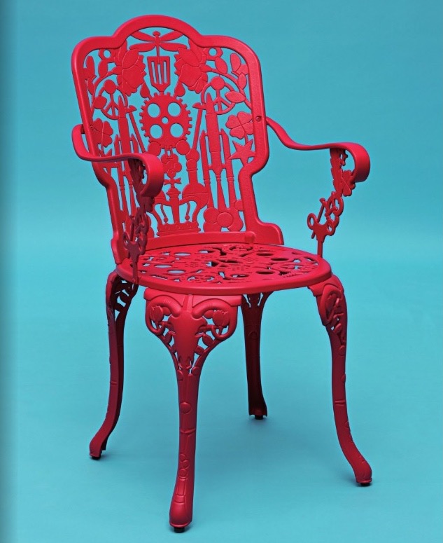 Seletti Industry Collection Aluminium Armchair Black